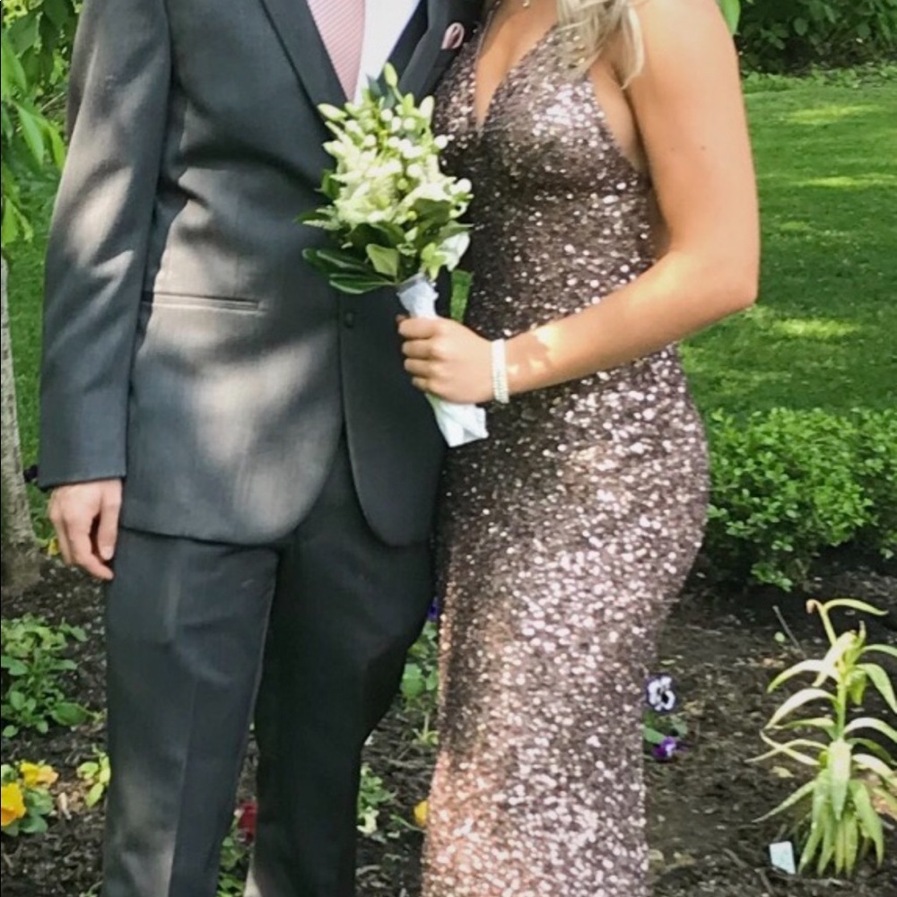 Scala Size 2 Worn Once Amethyst Color Dress - image 3